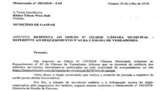 Câmara impetra segundo mandado de segurança contra prefeito de Gaspar