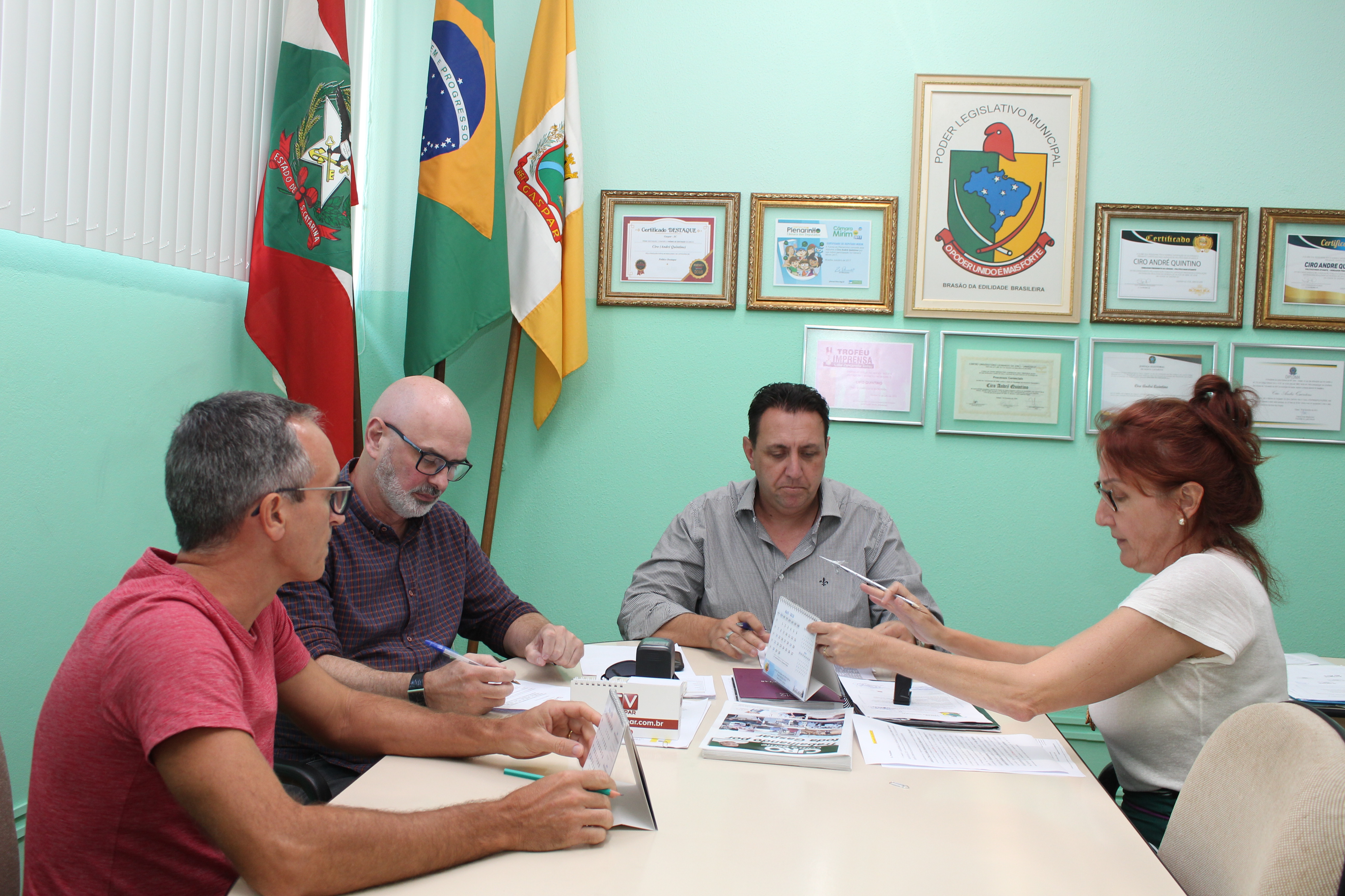 Reunião define agenda do Legislativo em 2019